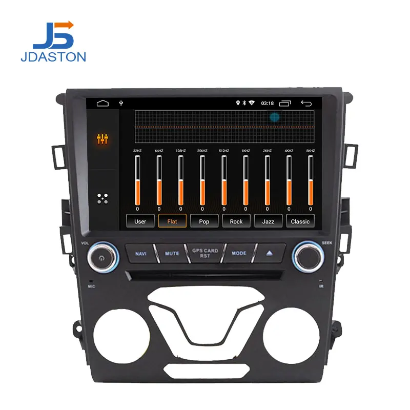 JDASTON Android 10,0 автомобильный dvd-плеер для Ford Mondeo 2013 мультимедиа 1 Din автомагнитола Canbus wifi gps навигация аудио стерео