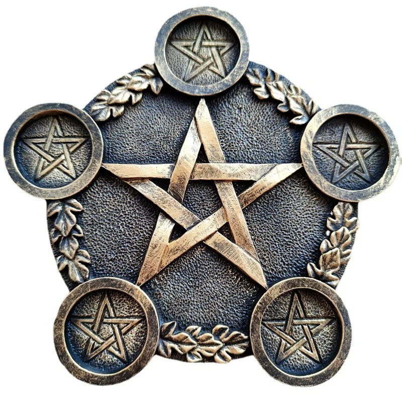 Pentagram Candle Holder Altar Light Decoration Cup Board Game Tarot Astrology Props Witchcraft Supplies | Спорт и развлечения