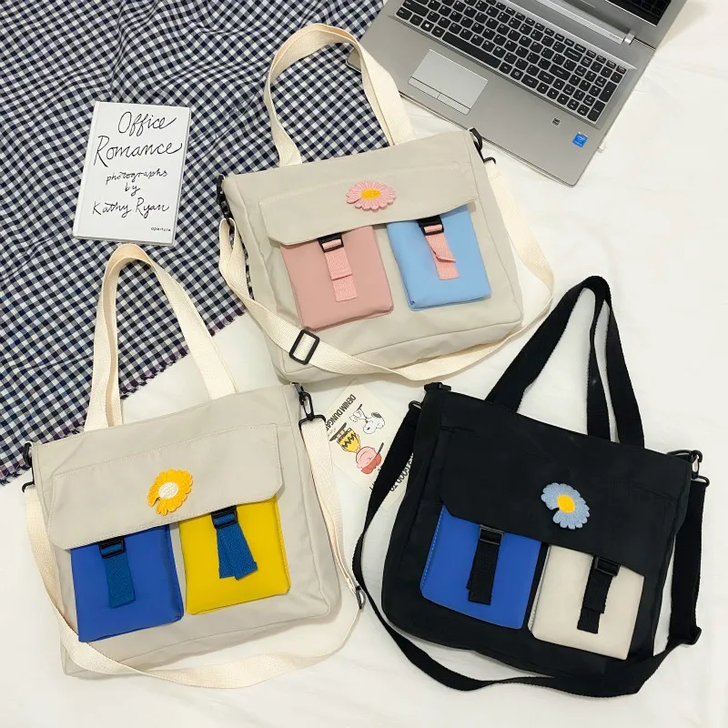 

Women Canvas Tote Handbags Casual Shoulder Work Bag Woman Crossbody Bags for Women 2022 Summer Female Large Handbag Sac A Main