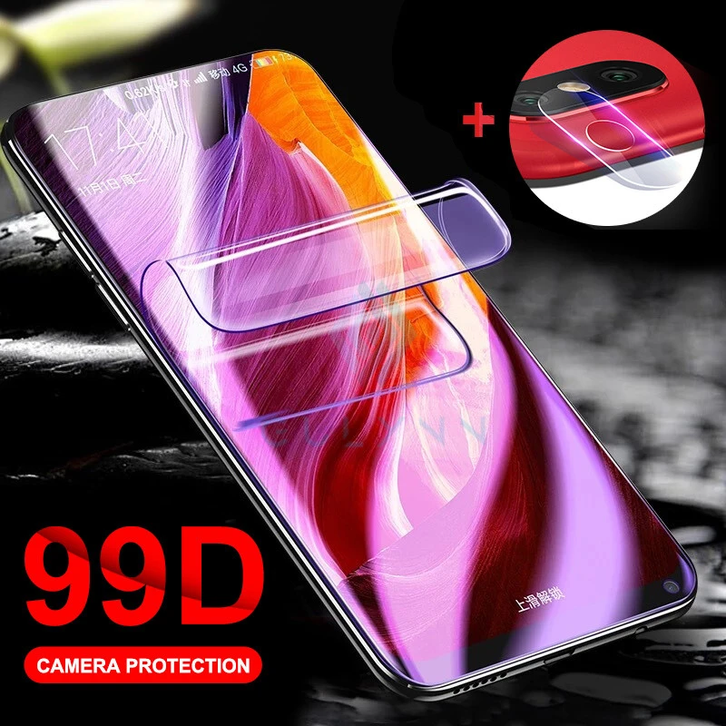 Гидрогелевая пленка 99D для Xiaomi Redmi Note 8 8T 7 6 4X Pro Защитное стекло камеры Mi 9 A2 A3 Lite 10
