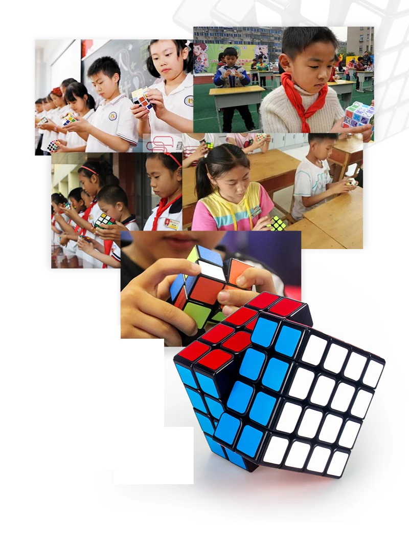 3X3X3/4X4/5X5 Спецификация магический куб скорость для карманных наклеек Головоломка Куб профессиональные Развивающие игрушки для детей/малышей