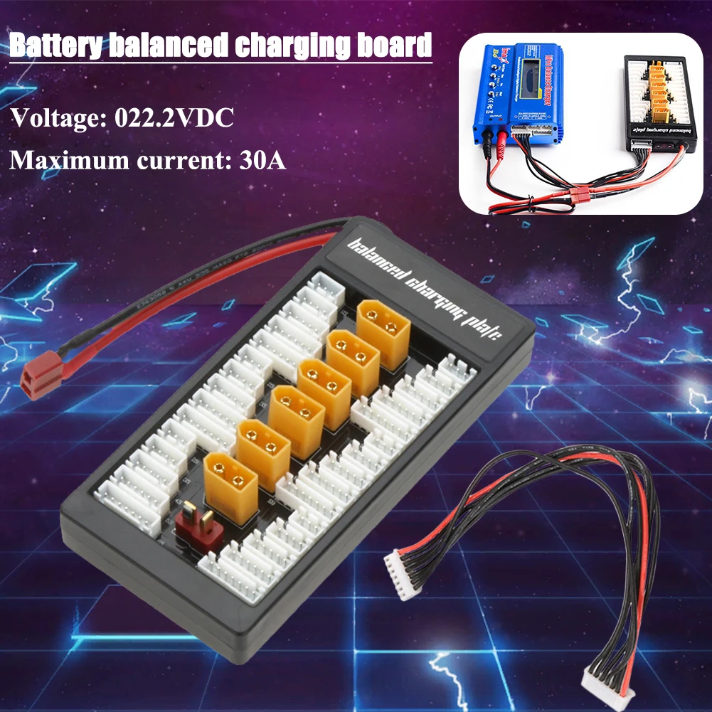 

B6 Balance Charger Model Airplane Universal Lithium Battery Charging Board XT60 Plug A6 Charger Adapter Withstands Efficiently