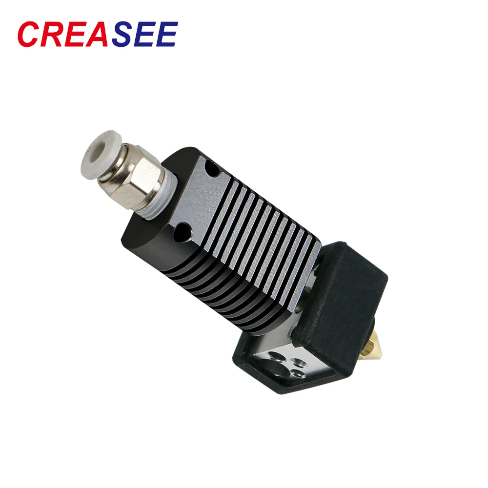 creasee 3d printer extruder hotend nozzle radiator aluminum kit heat block print 3 d parts accessories free global shipping