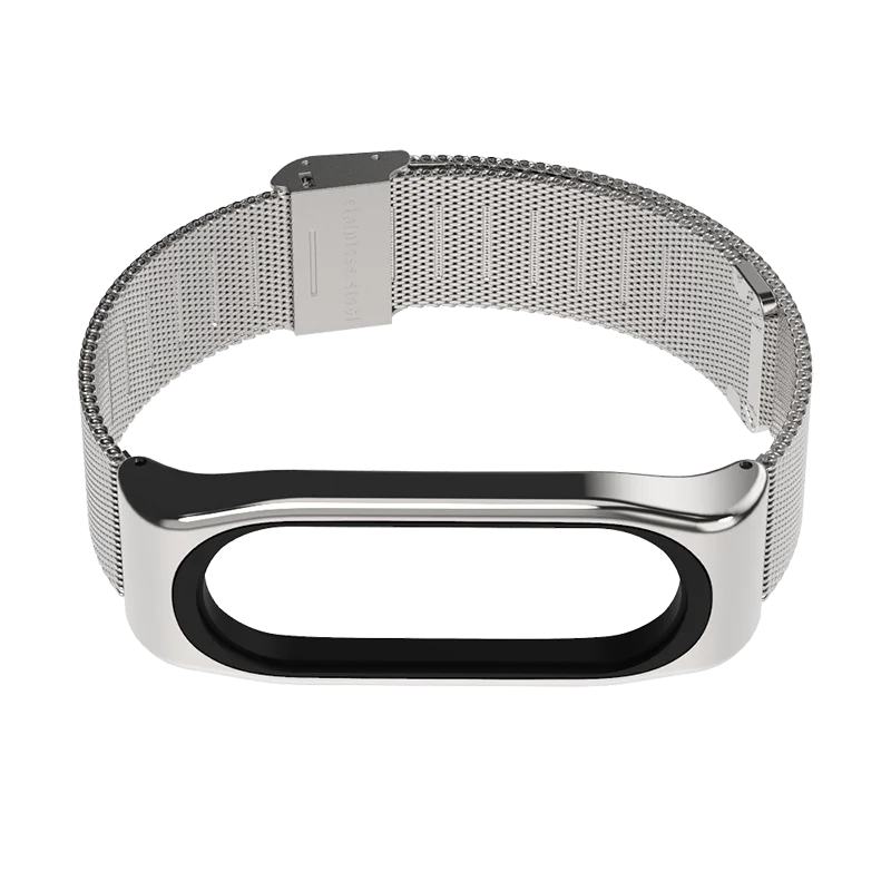 milanese silver Mi jobs mi band 4 металлический браслет из нержавеющей стали для Xiaomi mi Band 4 mi Band 3 ремешок Смарт-часы mi band 4 correa браслет - Цвет: milanese silver