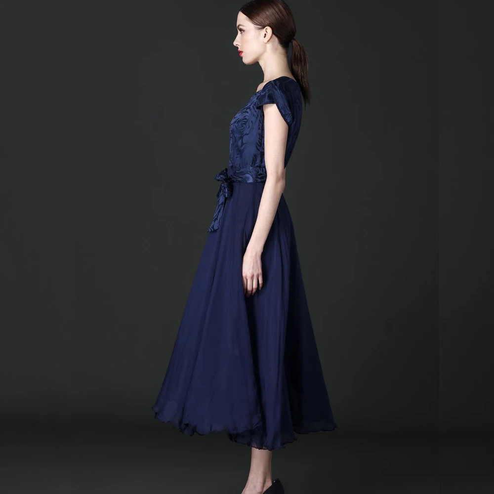 Размеры Летнее Платье 4xl 2019! Модное платье с О образным вырезом короткими