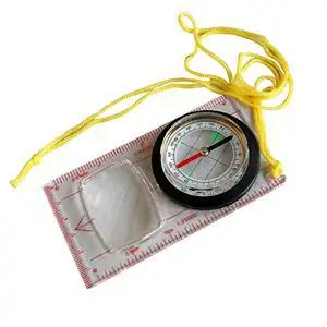 

New Style Outdoor Camping Directional Cross-country Race Hiking Special Compass Baseplate Ruler Map Scale Compass Night