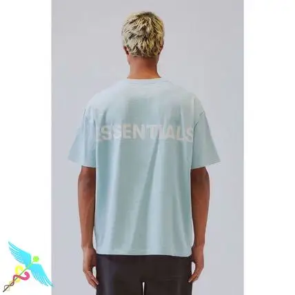 

Essentials T-Shirts Men Women High Quality Fashion Casual Letter Print Oversized O-Neck Short Couple Clothes Harajuku Streetwear