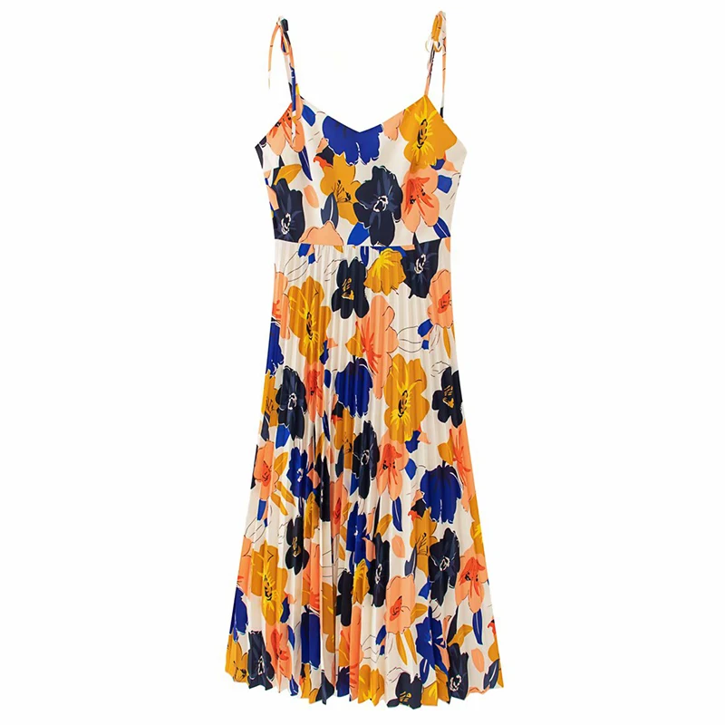 Новое платье женское 2020 летнее с принтом регулируемые подтяжки Топ элегантное