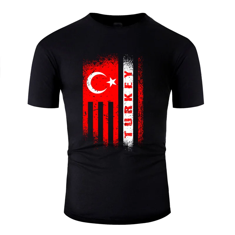 Настраиваемая Подарочная футболка с изображением турецкого флага Измир Kawaii