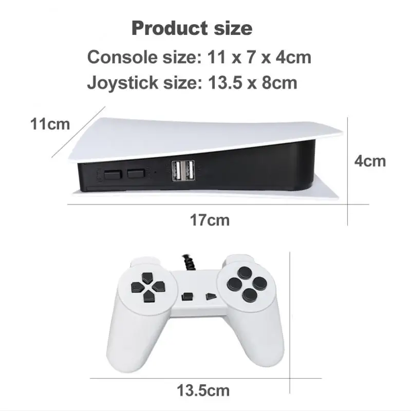 Game Station 5 Retro USB Cable Video Console AV Output And TV Built-in 1280 Games 8-bit | Электроника