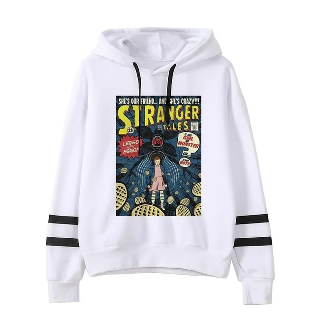 model 19 Stranger Things Hoodie Woman Hooded Hoodies Kpop Sweatshirts Kawaii Korean Oversized Harajuku Hip Hop Hoodie Sweatshirt Men - Цвет: model 19