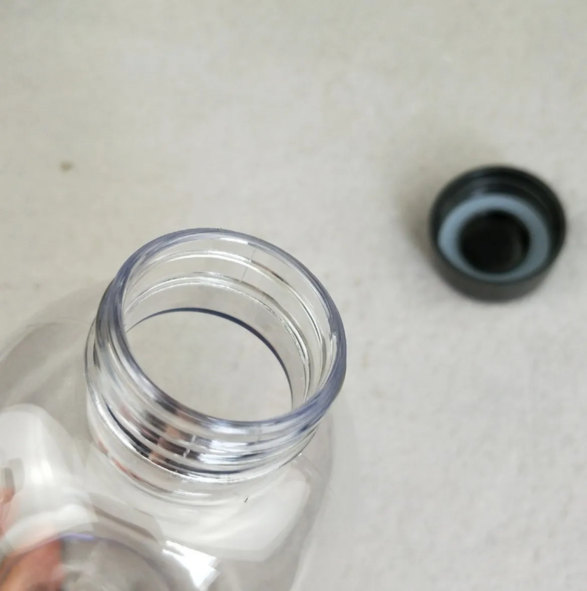 Портативная прозрачная короткая пластиковая спортивная сумка для бутылок с