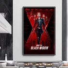 Marvel Мстители, супергерой, Картина на холсте, черная вдова, кино, плакаты и принты, настенные картины для гостиной, домашний декор