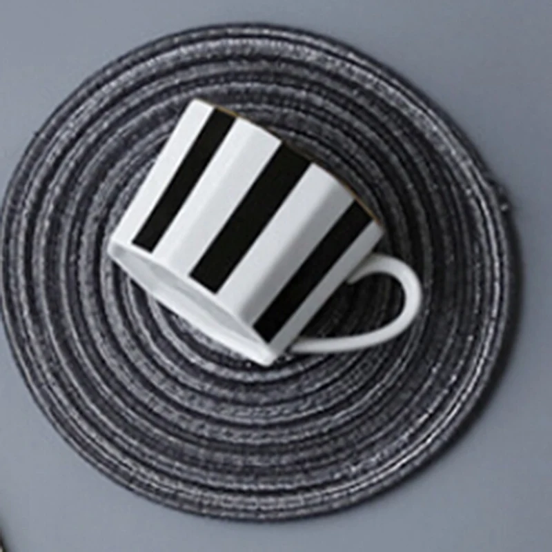 1 шт. круглые ПВХ подставки для вина кофе чая чашки Нескользящие под миску стола