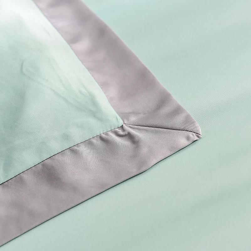 Liv-Esthete роскошный Шелковый зеленый комплект постельного белья для дома