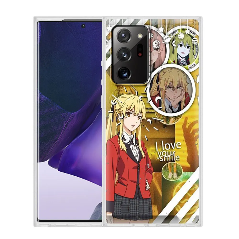 

Anime Kakegurui Luxury Case For Samsung Galaxy Note 20 Ultra 8 9 10 Plus 5G 10 Lite Soft Shell Cover Coque Fundas Housing