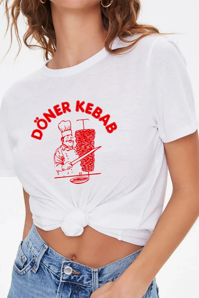 

Женская футболка с круглым вырезом, принтом и графическим принтом