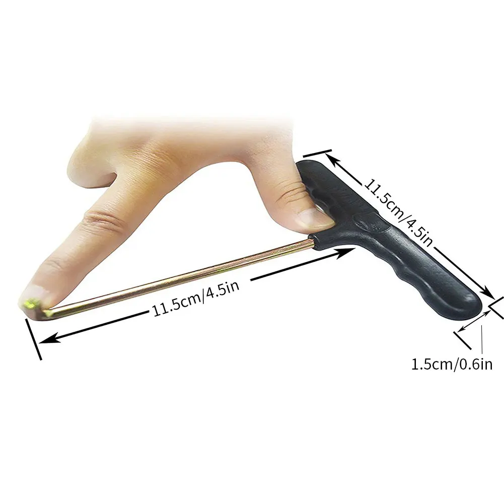 

2PCS Trampoline Spring Tools Trampoline Spring Peg T-Hook Puller For Umping Trampoline For Circular Trampoline Building Kits