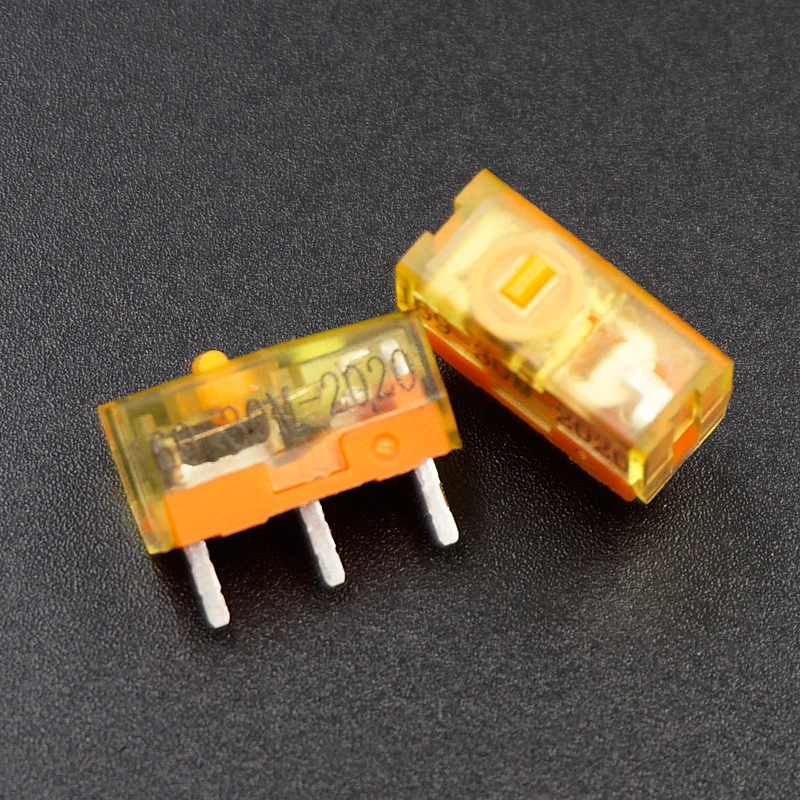 2 шт. оригинальный TTC Пылезащитная Золотая мышь микро переключатель 30 миллионов