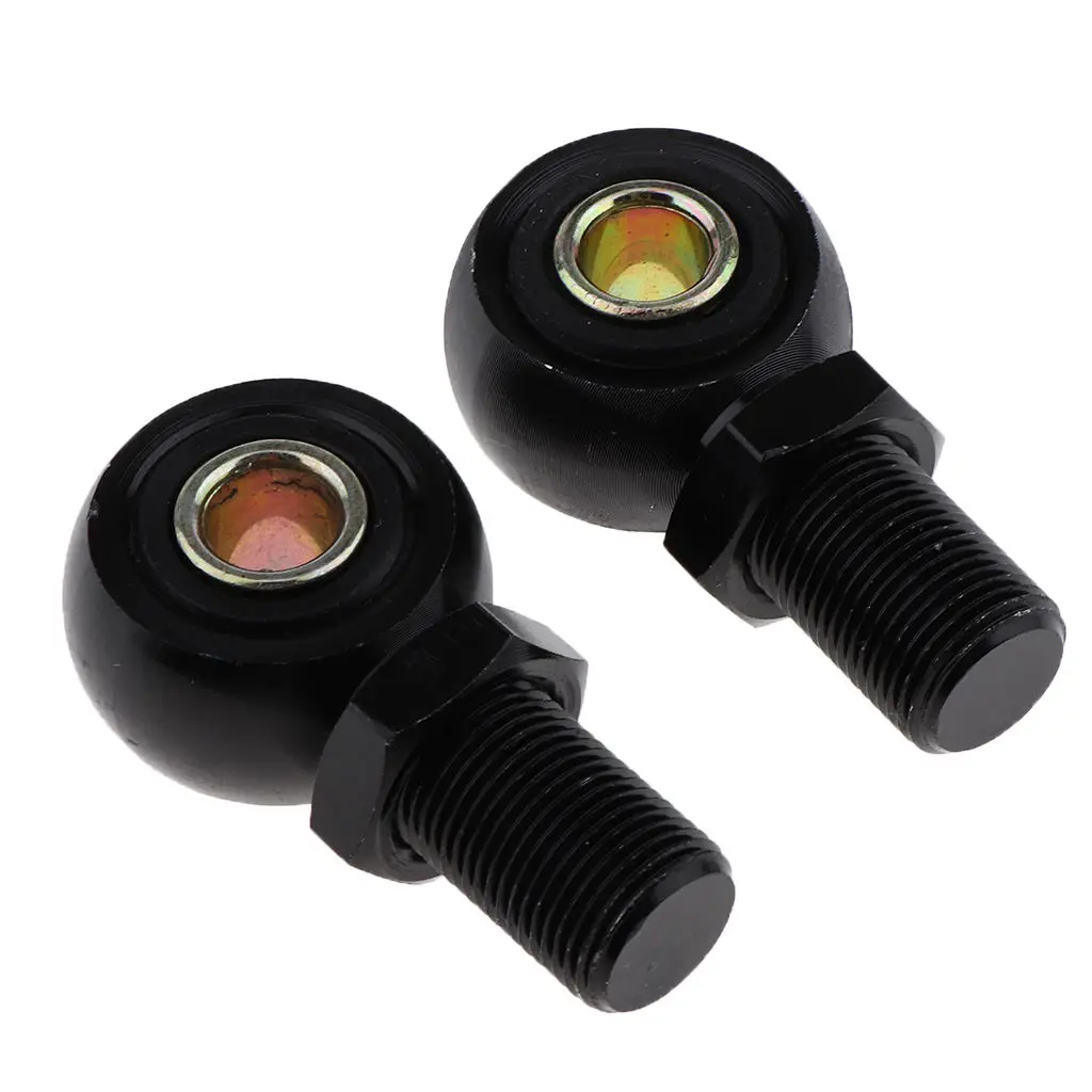 

2pcs Custom Motorcycle Shock Absorber Rear Round Eye Adapters 10mm Black