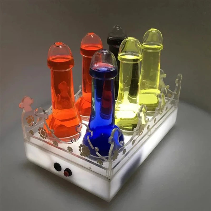 В форме пениса дизайн креативный винный прозрачная стеклянная чашка смешная