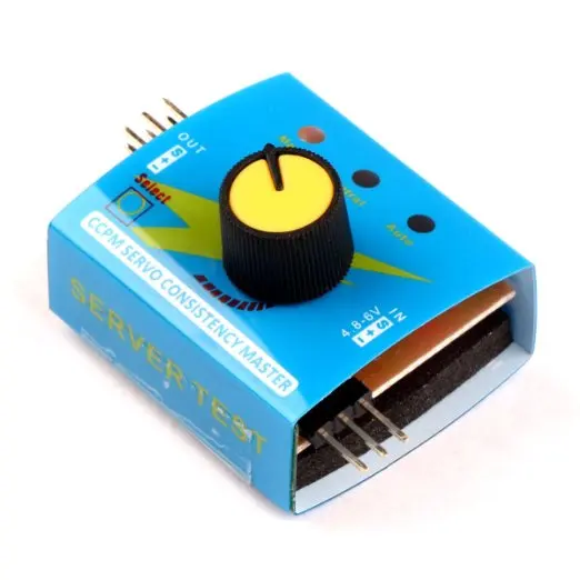 Servo Tester Gear Test CCPM Consistency Master Checker 3CH 4.8-6V with Indicator Light | Игрушки и хобби