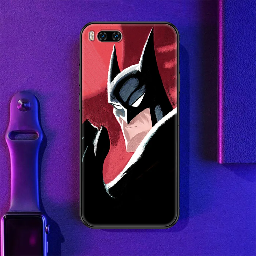

super hero Batmans Phone case For Xiaomi Mi Max Note 3 A2 A3 8 9 9T 10 Lite Pro Ultra black fashion funda tpu prime 3D Etui art