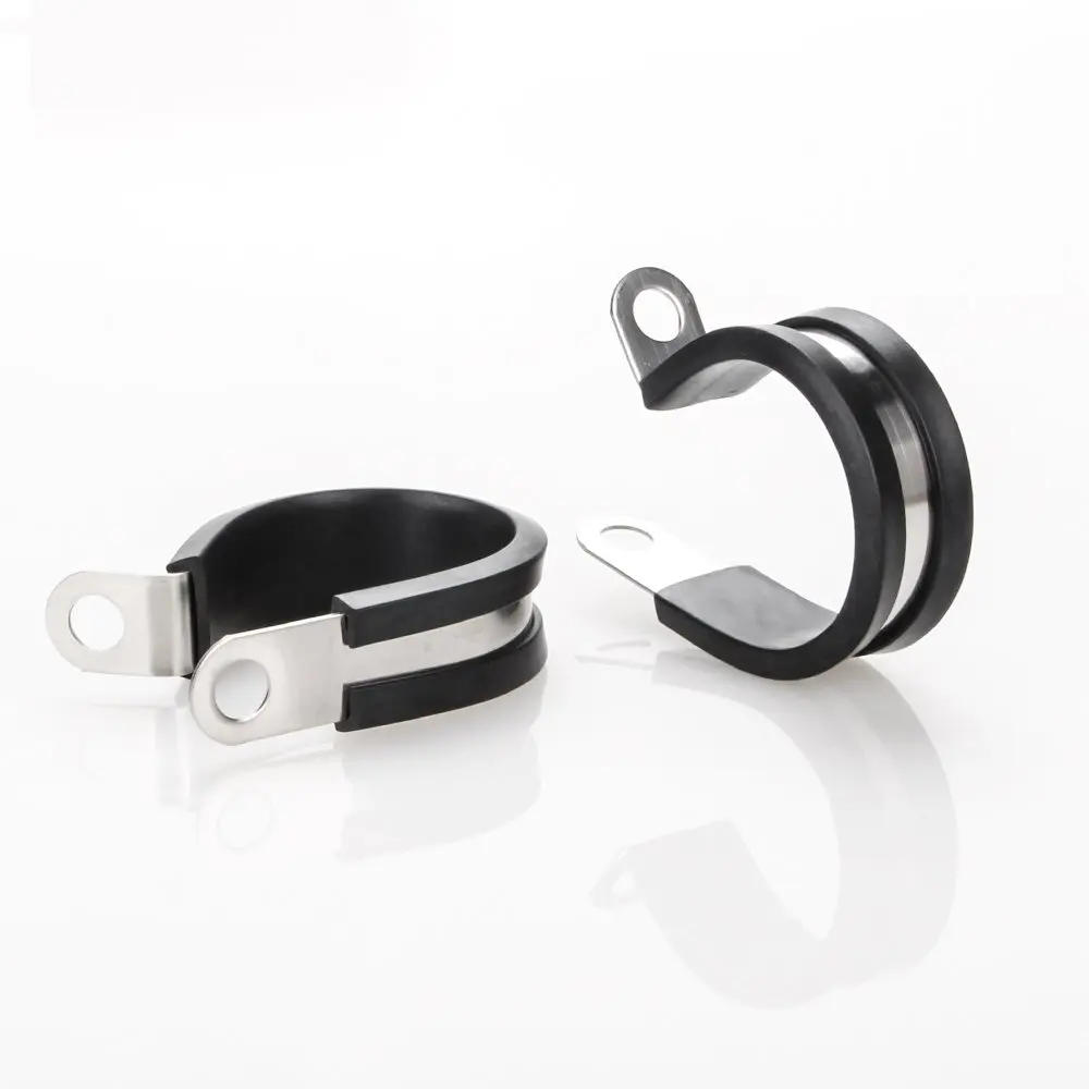 

Clamps Assortment 44 Pieces Stainless Steel Rubber Cushion Pipe Clamps Assorted in 5 Size 1/4'' 5/16'' 3/8'' 1/2'' 5/8''