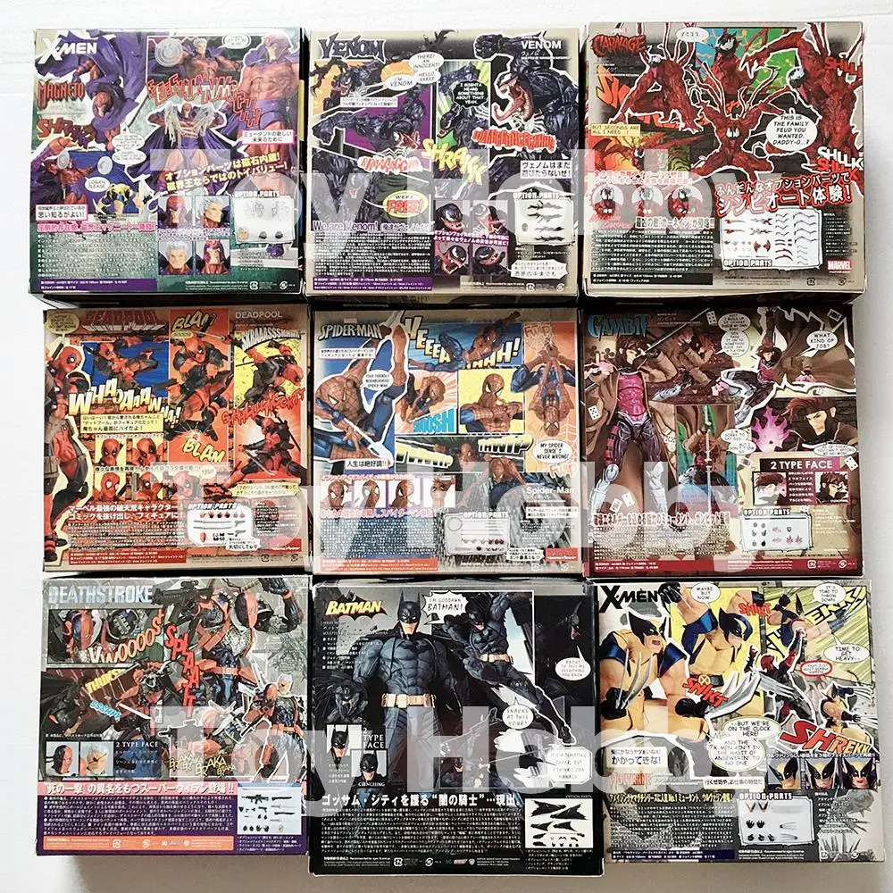 venom figure deathstroke deadpool carnage figure the amazing wolverine revoltech yamaguchi figure model toy doll gift free global shipping