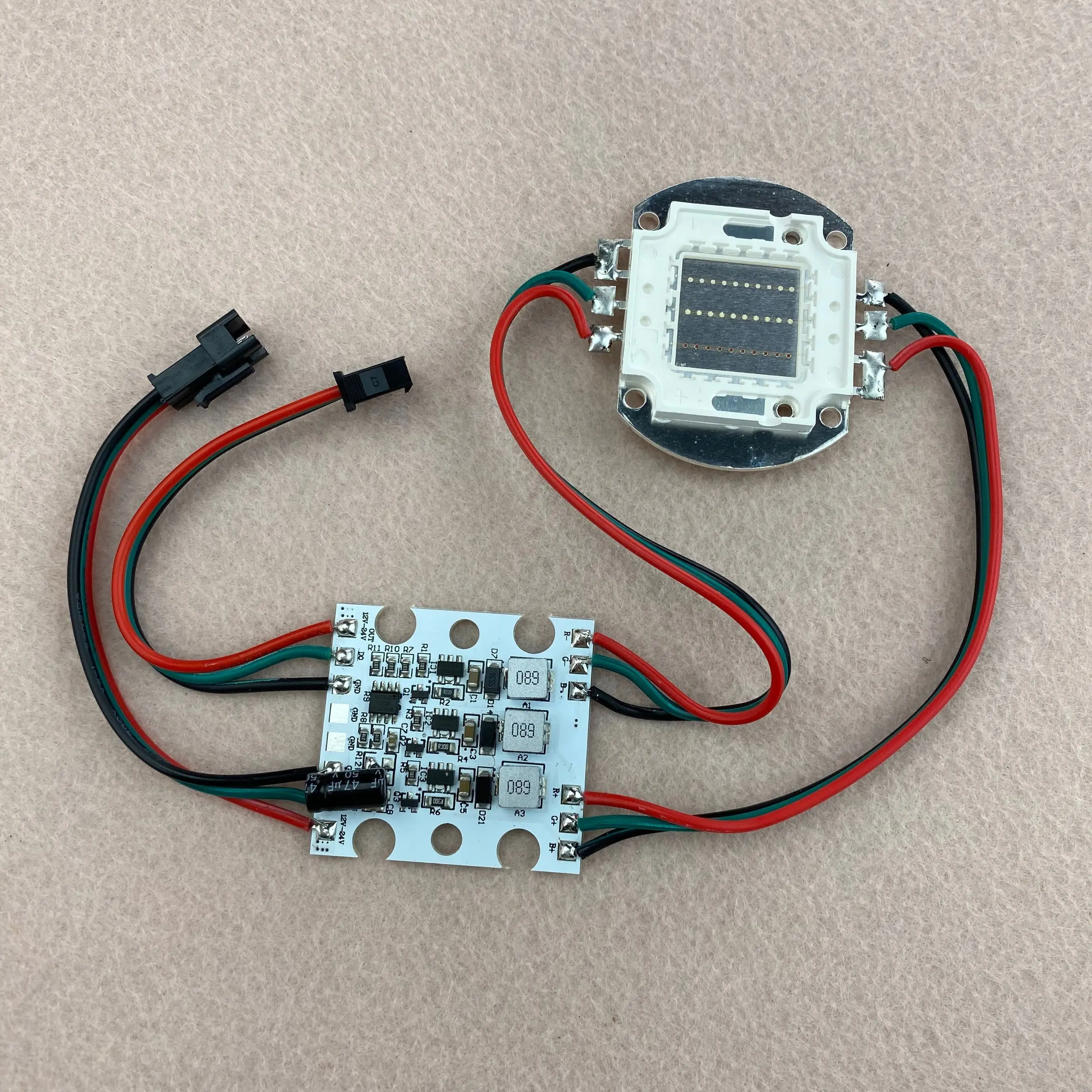 

20W/30W DC12V input high power WS2811 controlled led pixel module;RGB addressable full color