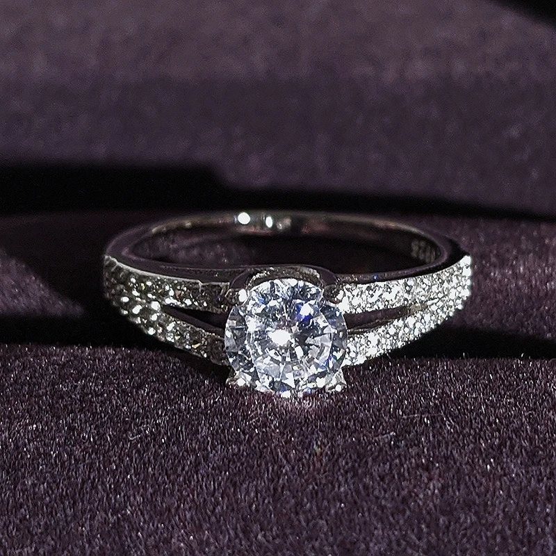 Женское Обручальное кольцо из серебра 925 пробы R208women | Украшения и аксессуары