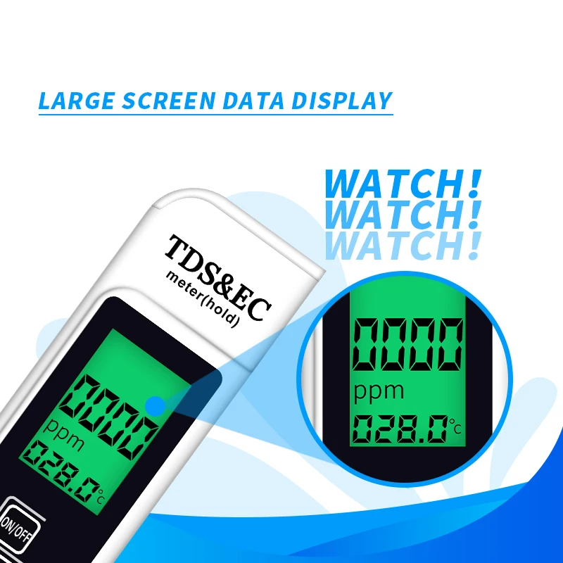Цифровой измеритель PH /TDS/ EC тестер термометр ручка диапазон чистоты воды PPM 0-9999