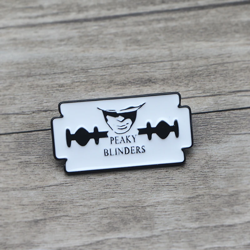 

L2272 Peaky Blinders Pins Enamel Brooches for Women Men Lapel pin Cartoon Metal Badge Collar Jewelry Gifts 1pcs