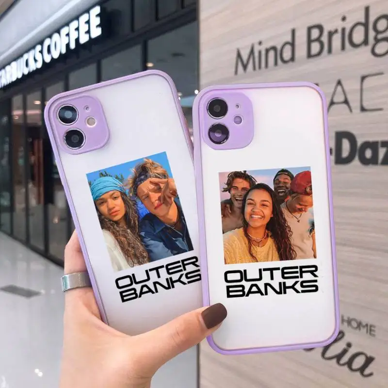 

Outer Banks OBX Livin' the Pogue Life Phone Case matte transparent For iphone 7 8 11 12 plus mini x xs xr pro max cover