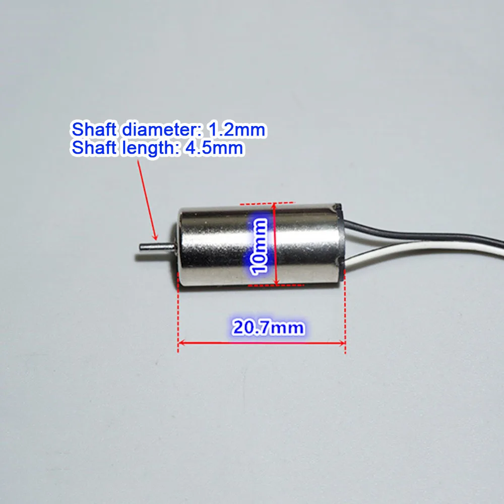 High Speed Micro Mini 1020 Coreless Motor 10mm*20mm DC 3V 3.7V 4.2V CW CCW Strong Magnetic Large Torque DIY RC Drone Quadcopter |