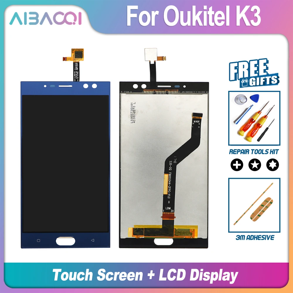 AiBaoQi Новый 5 дюймовый сенсорный экран + 1920x108 0 ЖК-дисплей в сборе замена для