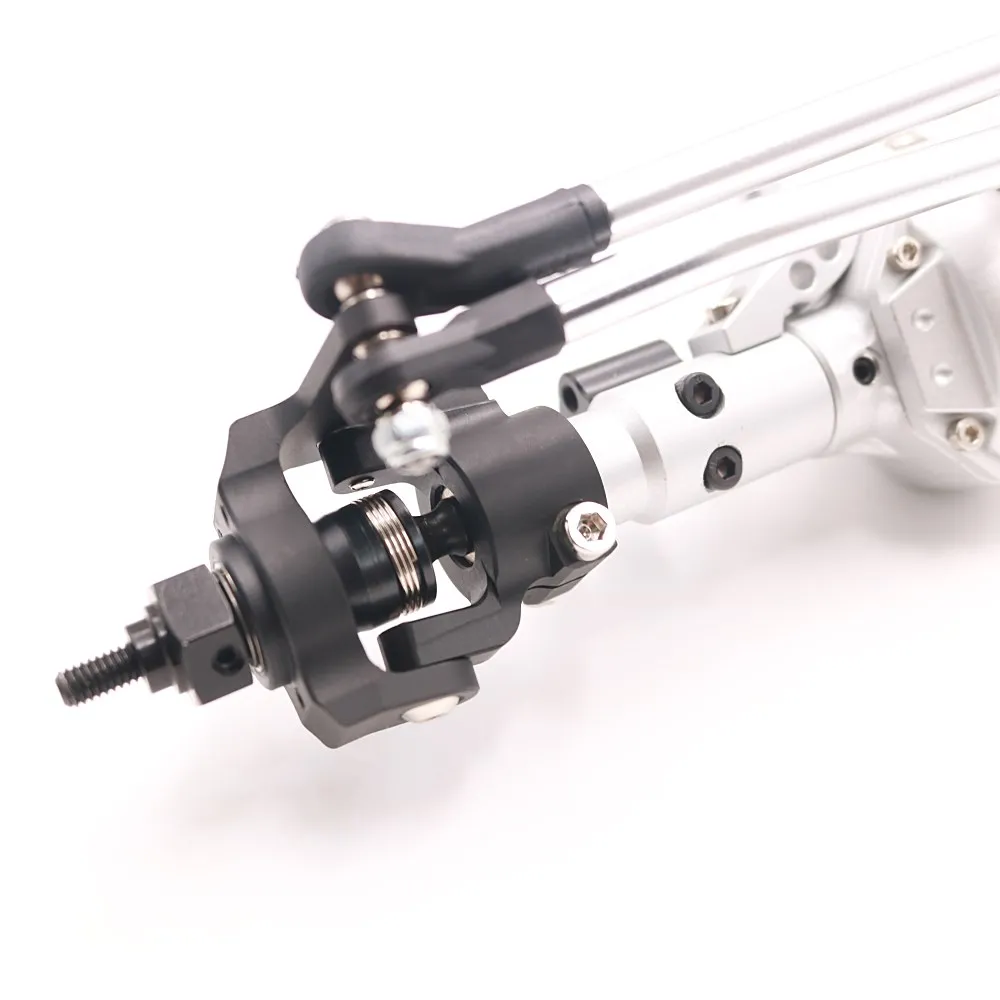 KYX Racing CNC Alloy Front Rear Axle Set for 1/10 RC Crawler Car Axial SCX10 II 90046