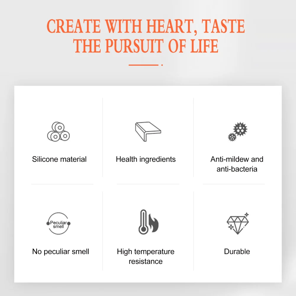 

1 Set 5Pcs Oil Brush Scraper Silicone Non-stick Baking Mats Set (Assorted Color)