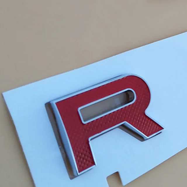red SV DIY буквы эмблема значок для Range Rover SV автобиография спорт EVOQUE HSE автомобильный стайлинг переоборудование средний капот багажник логотип наклейка - Цвет: red SV