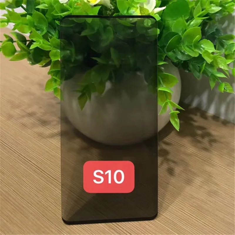 3D изогнутые конфиденциальности полный экран из закаленного стекла для Samsung Galaxy S10