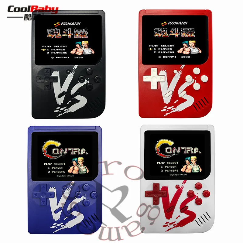 Новинка Q3 двойная игра мини VS портативная игровая консоль Ретро встроенный 500