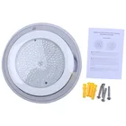 Светодиодные огни для бассейна из нержавеющей стали + поликарбоната, 18 Вт, разноцветные, RGB, 12 В