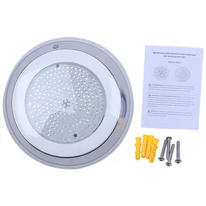 Светодиодные огни для бассейна из нержавеющей стали + поликарбоната, 18 Вт, разноцветные, RGB, 12 В