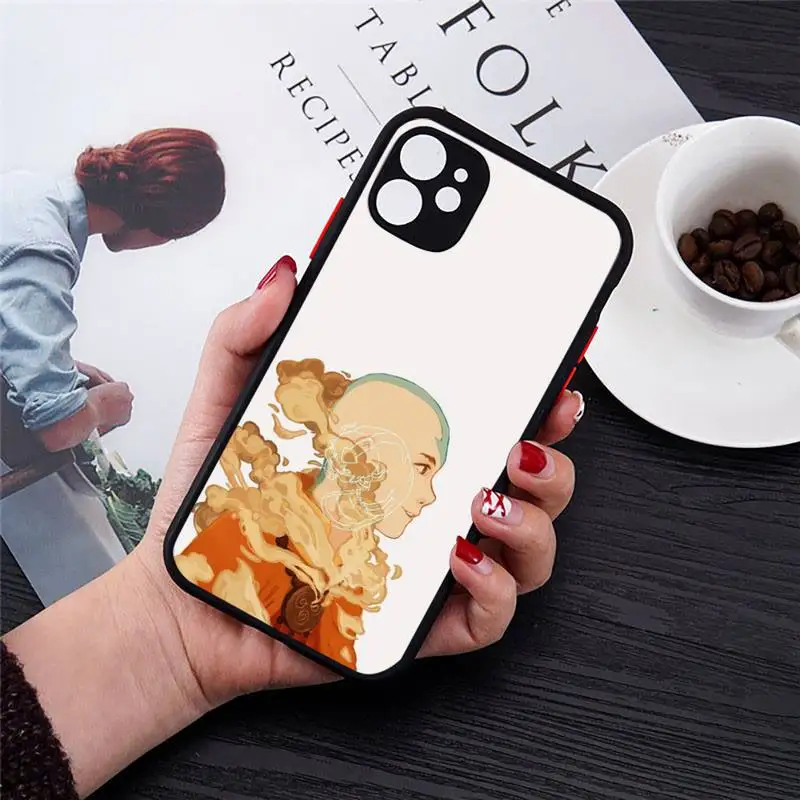 

Avatar The Last Airbender comic Phone Case Transparent Matte for iPhone 7 8 11 12 s mini pro X XS XR MAX Plus cover funda