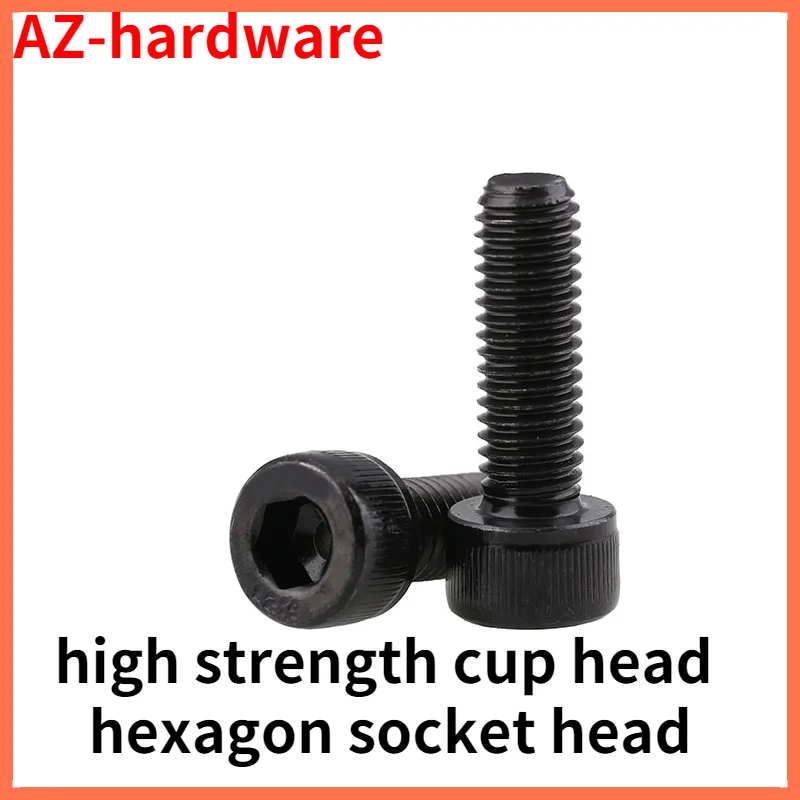 

DIN912 promotion grade 12.9 high strength cup head hexagon socket head screw black cylinder head bolt m22-m24 1Pcs