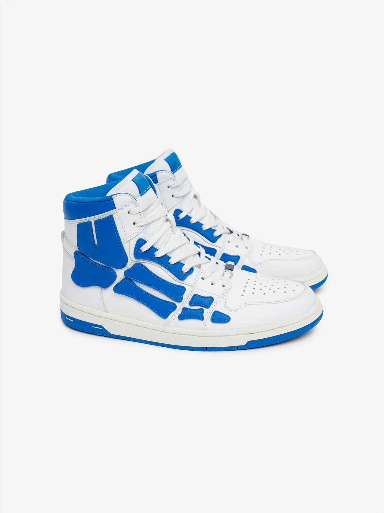 

New Season Shoes Skel-top Hi White Blue Sneakers Fashion Bones Trainers