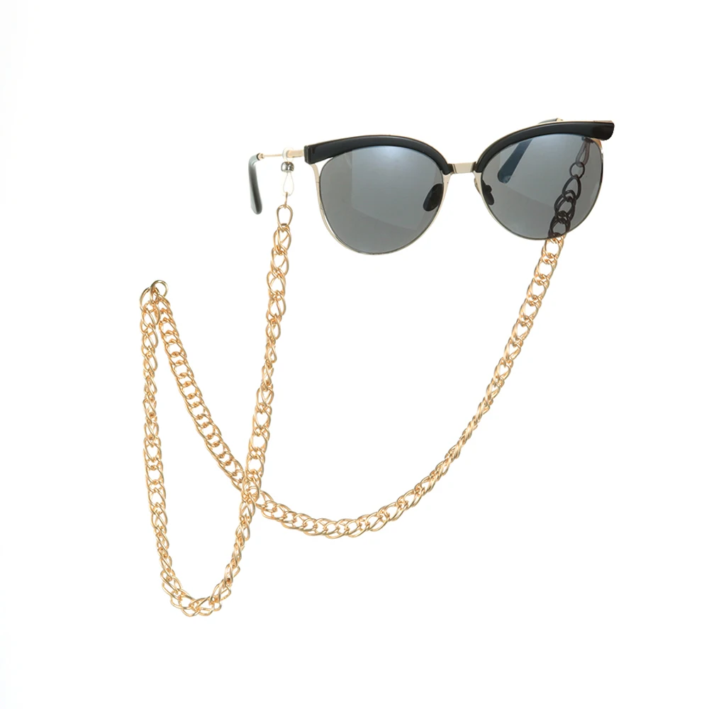 Модные металлические цепочки для очков женские не скользящие солнцезащитные