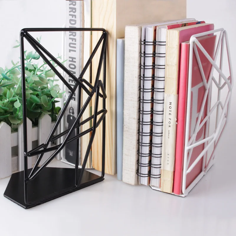 

Подставка для книг 3d из кованого железа в скандинавском стиле, металлическая Телескопическая Подставка для книг, Настольная полка для хранения