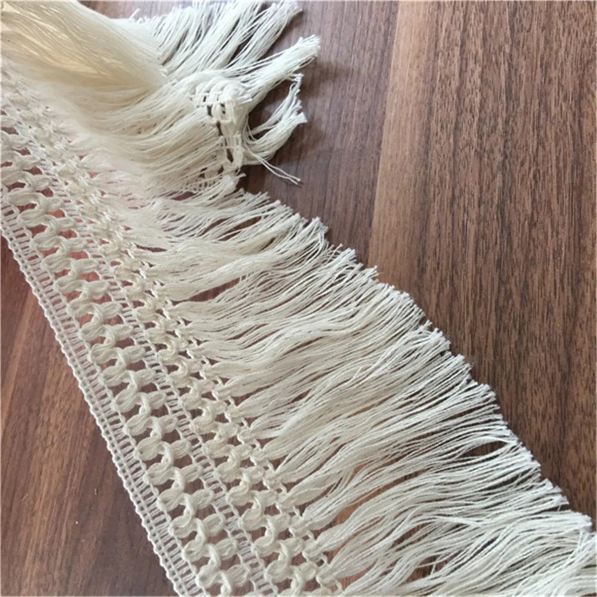 1 Yd хлопковая кружевная лента с кисточками для ткань бахромой одежды DIY Швейное