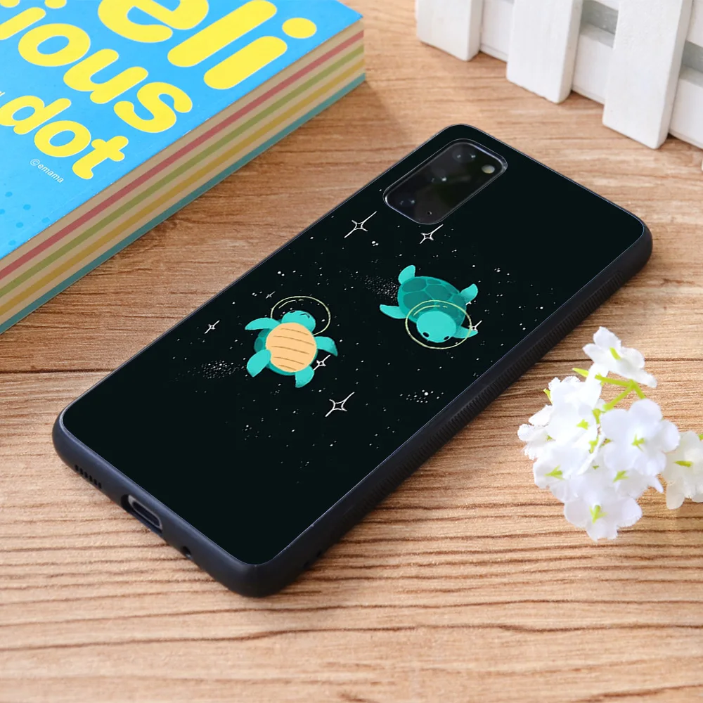 

For Samsung Galaxy Space Turtles Soft TPU border Samsung Galaxy Case